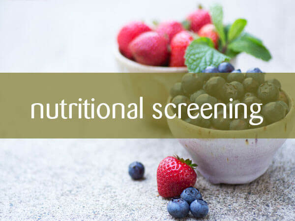 Nutritional screening