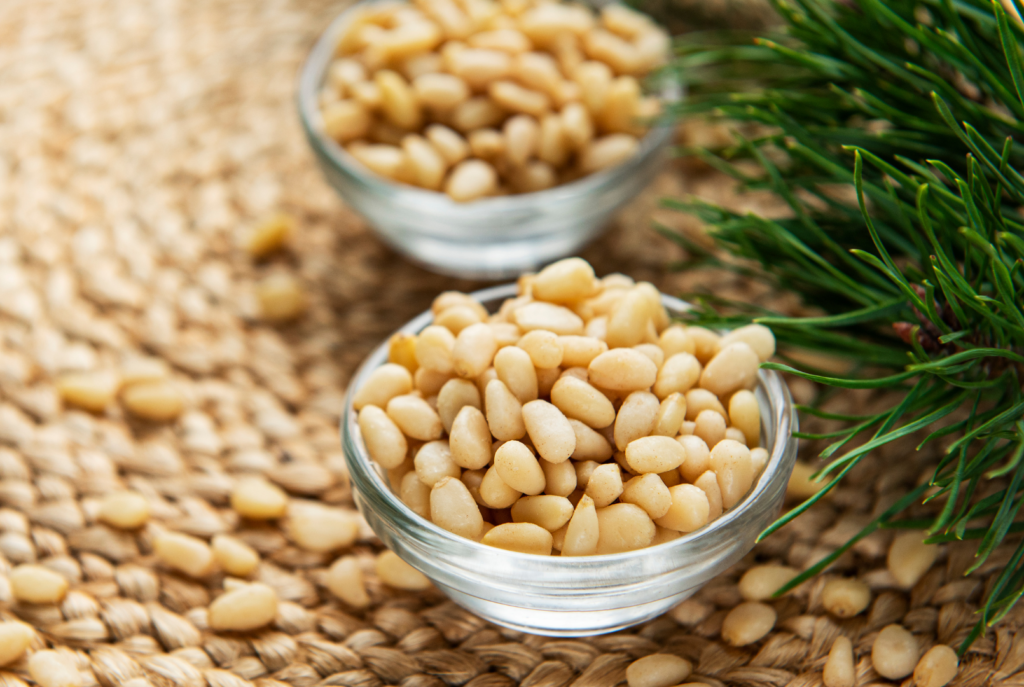 pine nuts act as healthy fats