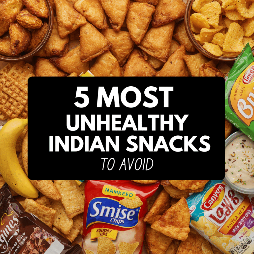 unhealthy indian snacks