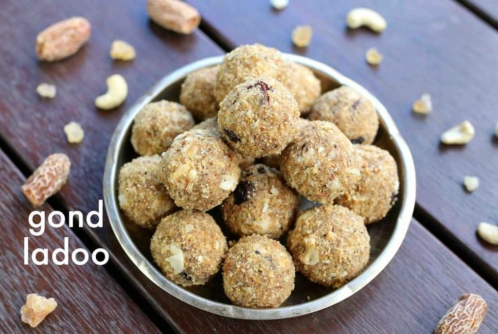 Indian Winter Desserts- gond ladoo