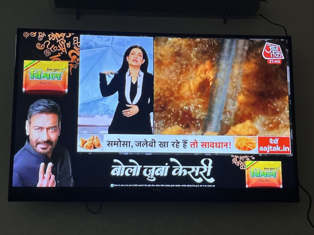 Health Advice on Top, Pan Masala Ad Below: What’s Happening on Indian News?
