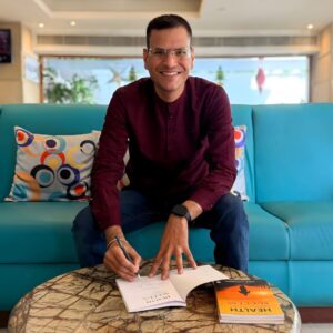 Health Is The New Success book signed by Anup Agharwal wellness author and founder of GO24X7FITNESSS